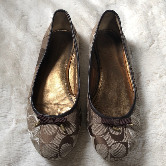 Coach Thora Patchwork Flats - Picture 1 of 5